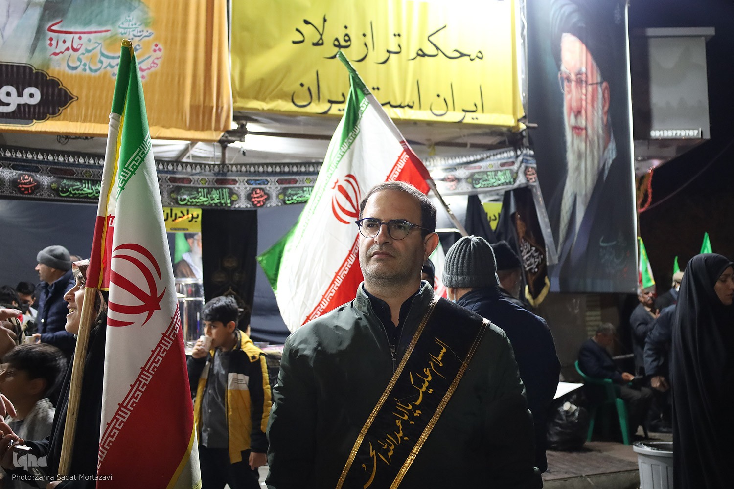 امیر ابراهیمی، مسئول فرهنگی موکب فولاد مبارکه