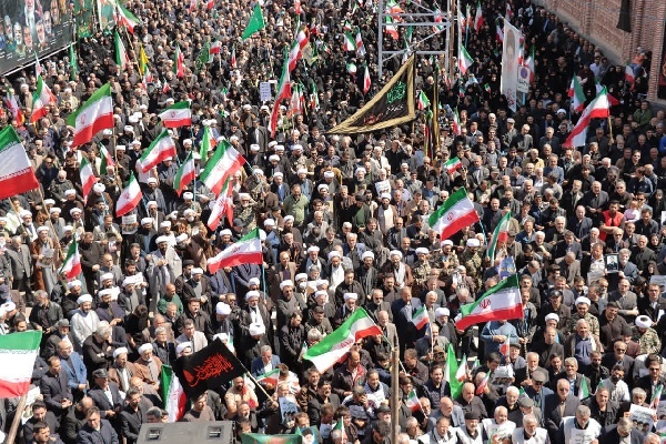 اجتماع باشکوه مردم ولایت مدار اردبیل در اربعین رهبر شهید