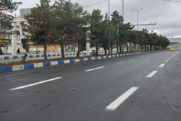 اجرای گسترده خط‌کشی محوری در معابر پرتردد ارومیه