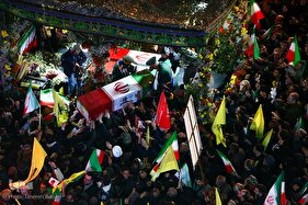 تشییع پیکر سردار شهید مجید خادمی در تهران