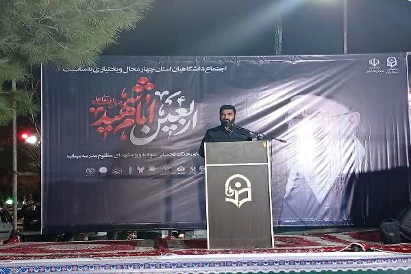 احمد راستینه سخنگوی کمیسیون فرهنگی مجلس در اجتماع دانشگاهیان استان
