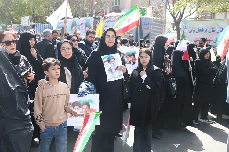 حضور جهادگران دانشگاهی آذربایجان‌شرقی در اربعین رهبر شهید انقلاب