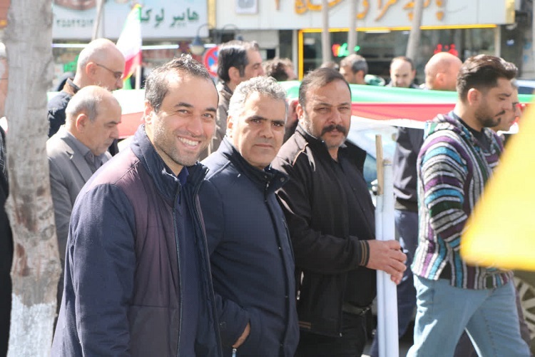 حضور جهادگران دانشگاهی آذربایجان‌شرقی در اربعین رهبر شهید انقلاب