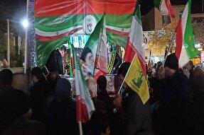 اجتماع مردم شهرکرد با تشییع شهید جنگ رمضان همراه شد + فیلم