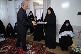 دیدار رئیس جهاددانشگاهی آذربایجان‌شرقی با خانواده شهیدان «غفاری» و «خیرجوی» از شهدای جنگ رمضان