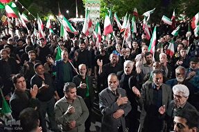 عکس | عزاداری هیئت‌های مذهبی شاهدیه در فراق رهبر شهید