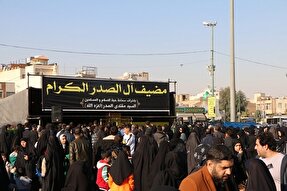 خدمت‌رسانی مواکب به زائران حرم بانوی کرامت تا پایان جنگ تحمیلی