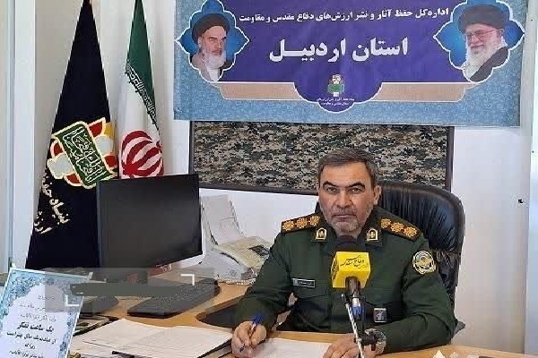 سرهنگ علی حبیب‌زاده، مدیرکل حفظ آثار دفاع مقدس اردبیل
