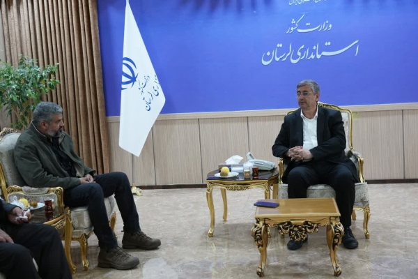 دیدار استاندار لرستان با موکب داران عراقی