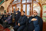 عکس | حضور امام جمعه تبریز در جمع عزاداران هیئت انصارالحسین (ع)