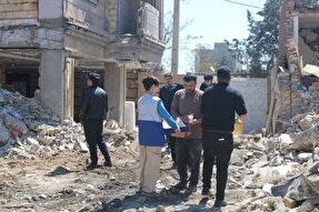 حضور میدانی دانشجویان بسیجی البرز در خط مقدم امداد و خدمت‌رسانی