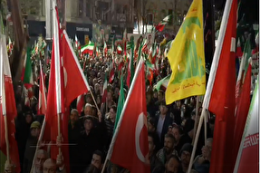 فیلم | فریاد ضدصهیونی فعالان رسانه‌ای ترکیه در تبریز