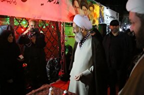 عکس | حضور نماینده ولی فقیه مازندران در اجتماع باشکوه مردم ساری