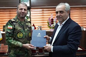 عکس | دیدار استاندار آذربایجان شرقی با فرمانده ارشد نظامی آجا