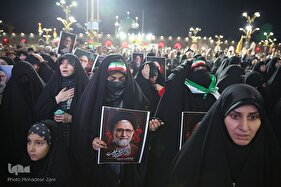 وداع با شهید «سیداسماعیل خطیب» در حرم رضوی