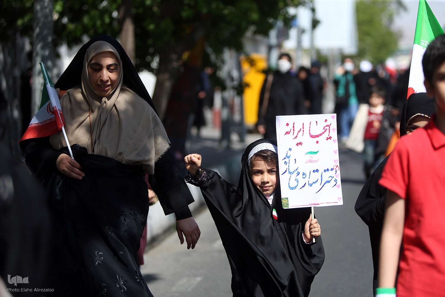 دختران ایران متفاوت‌ترین روز دختر جهان را رقم زدند
