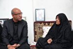 دیدار نوروزی استاندار کرمانشاه با خانواده شهدای جنگ رمضان
