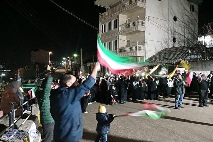 بیعت و خونخواهی مردم سنگده در شب چهارم فروردین با همراهی نزول رحمت الهی