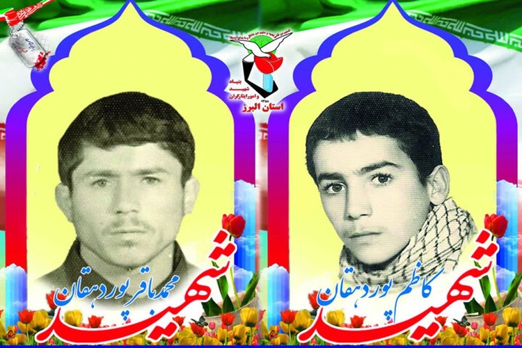 مادر دو شهید والامقام البرزی به دیدار فرزندان شهیدش شتافت