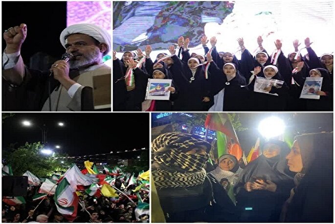 اجتماع دختران سمنانی در شب‌های حماسه و اقتدار