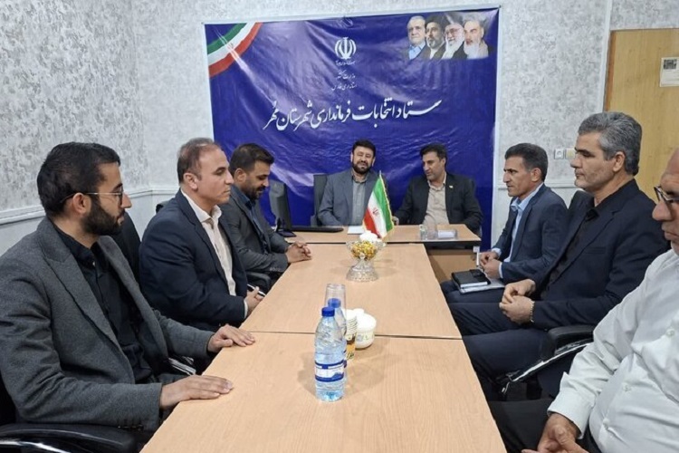 نشست مدیرکل سیاسی استانداری فارس با فرماندار شهرستان مهر، مهر