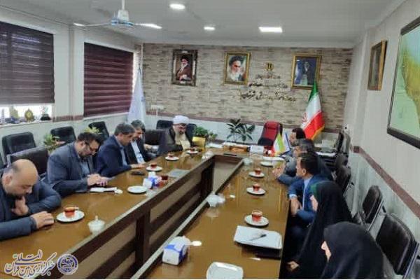 نشست مسئولان ارشد شهرستان بابلسر با  رئیس کارکنان آموزش و پرورش
