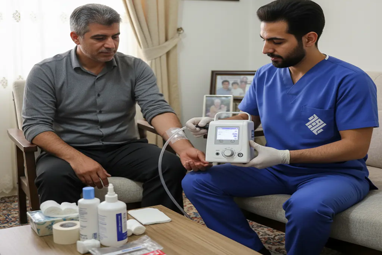 راه‌اندازی مرکز خدمات بالینی در منزل البرز