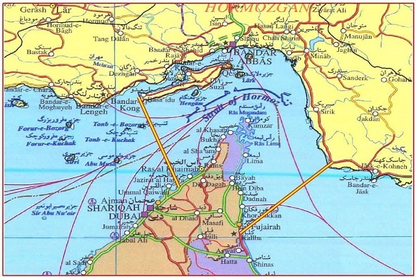 محدوده جدید تنگه هرمز اعلام شد
