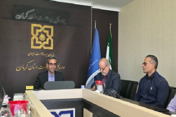 نشست خبری با محمد جعفری مدیر کل بیمه سلامت استان کرمان