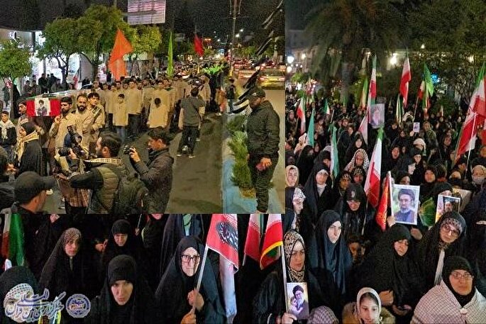 پنجاه‌و‌دومین شب اجتماع مردم انقلابی بابلسر برگزار شد + فیلم