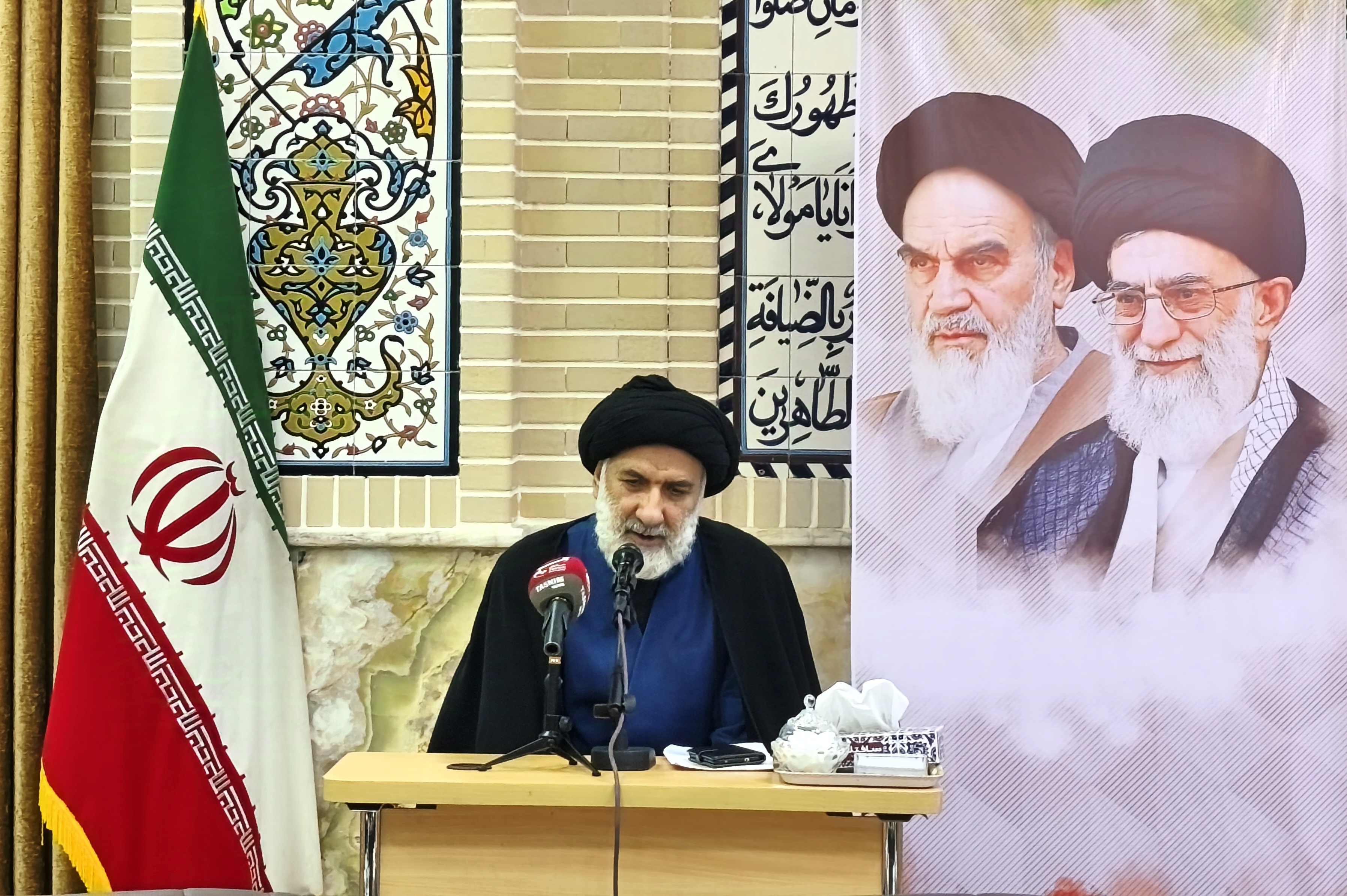 حجت الاسلام فاطمی نماینده ولی فقیه در چهارمحال و بختیاری در ستاد بین المللی غدیر