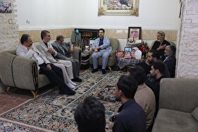 دیدار کاروان قرآنی با خانواده شهید ماکان نصیری