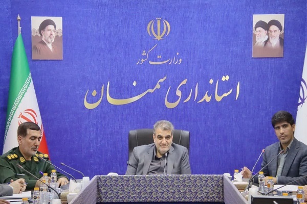 محمد جواد کولیوند استاندار سمنان در جلسه شورای اجتماعی استان