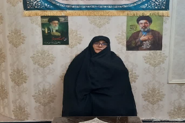مریم حامدی، رئیس اسبق بسیج جامعه زنان سپاه حضرت عباس (ع) استان اردبیل