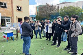 فیلم | حضور خبرنگاران خارجی در مدرسه میثاق تبریز