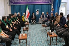 خادمان رضوی موجب تقویت معنوی جامعه می‌شوند