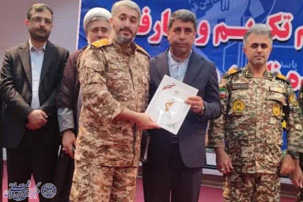 آیین تکریم و معارفه فرمانده سپاه بابلسر برگزار شد