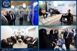 بازدید رئیس جهاددانشگاهی از خانه کتاب و ادبیات ایران