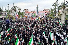 اجتماع حماسی «بانوان جان‌فدا» در رشت برگزار شد