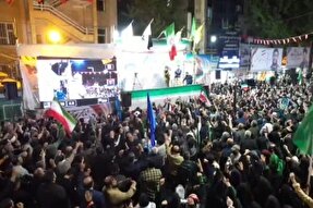 فیلم | ۵۵ اُمین شب حضور مردم در خیابان‌های خرم‌آباد