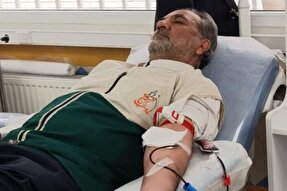 استقبال خادمیاران رضوی استان مرکزی از پویش «نذر خون» در دهه کرامت