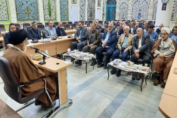 نماینده ولی فقیه در چهارمحال‌و‌‌بختیاری در دیدار با کارگزاران حج و زیارت استان