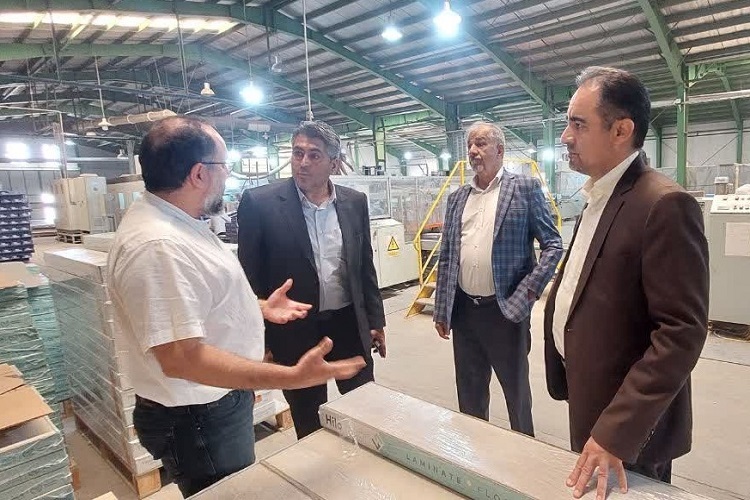 بازدید مدیرعامل شرکت شهرک های صنعتی فارس از شهرک صنعتی شیراز