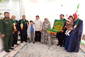 عکس | عیادت کاروان زیر سایه خورشید از 2 جانباز جنگ رمضان درگزین