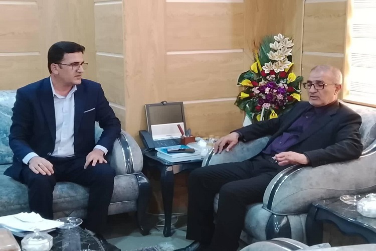 یدالله رحمانی، استاندار کهگیلویه‌وبویراحمد در دیدار با سرپرست جهاد دانشگاهی استان