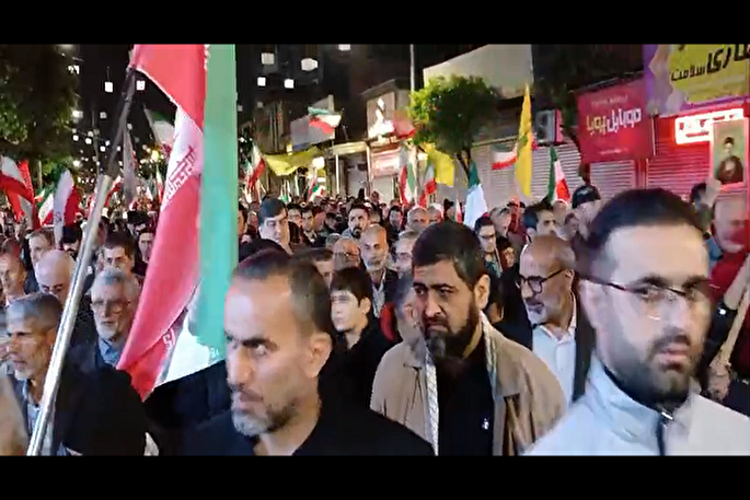 فیلم | پنجاه‌وهفتمین شب اجتماع مردم بابلسر