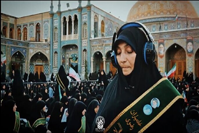 فیلم | یک جمله به امام رضا(ع) در حرم خواهرشان