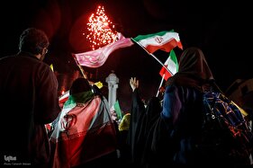 جشن شب ولادت امام رضا(ع) در میدان صادقیه