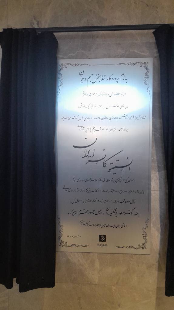 بیمارستان خیرساز انستیتو کانسر برای بیماران سرطانی ساخته شد