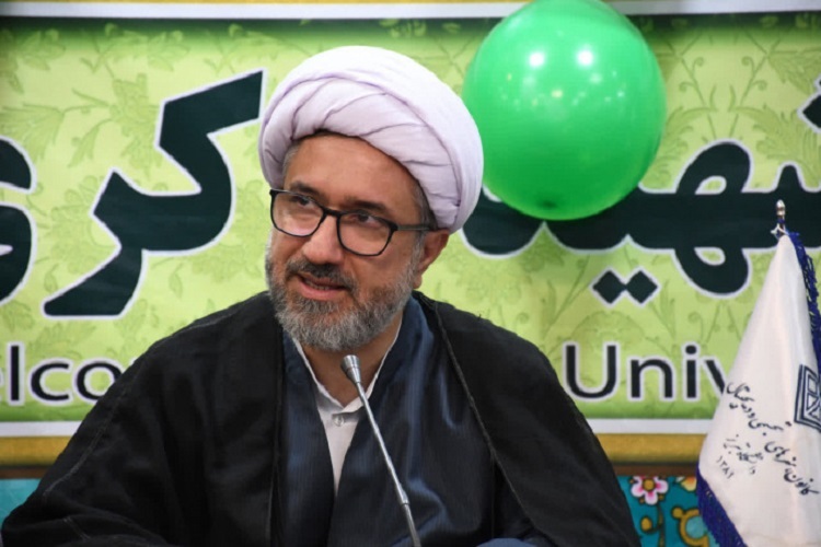 حجت‌الاسلام والمسلمین انوری، رئیس نهاد نمایندگی مقام معظم رهبری در دانشگاه‌های آذربایجان‌شرقی
